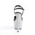 Pleaser Sandales SKY-309LG Noir Strass Argent EU-35/US-5