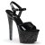 Pleaser Sandales SKY-309MG Noir EU-35/US-5