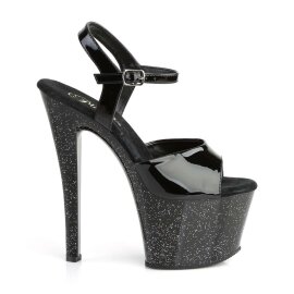 Pleaser Sandales SKY-309MG Noir EU-37/US-7