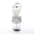 Pleaser Sandales SKY-310 Argent Paillettes Transparent EU-35/US-5