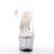 Pleaser Sandales STARDANCE-708 Transparent Argent Strass EU-38/US-8