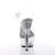 Pleaser Sandales STARDUST-608 Transparent Argent EU-35/US-5