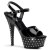 Pleaser Sandales STARDUST-609 Noir EU-41/US-11