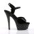 Pleaser Sandales STARDUST-609 Noir EU-35/US-5