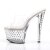 Pleaser Mules STARDUST-701 Transparent Argent EU-35/US-5