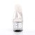 Pleaser Mules STARDUST-701 Transparent Argent EU-38/US-8