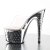 Pleaser Mules STARDUST-701 Transparent Argent Chrome EU-35/US-5