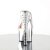 Pleaser Mules STARDUST-701 Transparent Argent Chrome EU-35/US-5