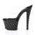 Pleaser Mules STARDUST-702 Transparent Noir EU-35/US-5