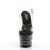 Pleaser Sandales STARDUST-708 Transparent Noir EU-35/US-5