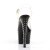 Pleaser Sandales STARDUST-708 Transparent Noir EU-35/US-5