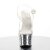 Pleaser Sandales STARDUST-708 Transparent Argent Chrome EU-40/US-10