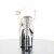 Pleaser Sandales STARDUST-708 Transparent Argent Chrome EU-40/US-10