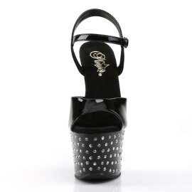 Pleaser Sandales STARDUST-709 Noir EU-35/US-5