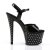Pleaser Sandales STARDUST-709 Noir EU-35/US-5