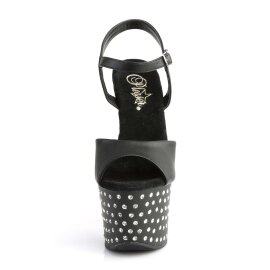 Pleaser Sandales STARDUST-709 Noir EU-37/US-7