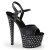 Pleaser Sandales STARDUST-709 Noir EU-37/US-7