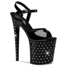 Pleaser Sandales STARDUST-809 Noir EU-37/US-7
