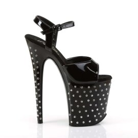 Pleaser Sandales STARDUST-809 Noir EU-37/US-7
