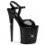 Pleaser Sandales STARDUST-809 Noir EU-37/US-7