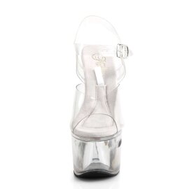 Pleaser Sandales TIPJAR-708-2 Transparent Argent EU-37/US-7