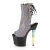 Pleaser Bottines UNICORN-1018G Violet-Bleu Multi Paillettes EU-35/US-5
