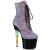 Pleaser Bottines UNICORN-1020G Violet-Bleu Multi Paillettes EU-36/US-6