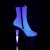 Pleaser Bottines UNICORN-1020G Violet-Bleu Multi Paillettes EU-36/US-6