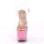 Pleaser Sandales UNICORN-708T Transparent Rose-Bigarré EU-35/US-5