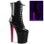 Pleaser Bottines XTREME-1020TT Noir Néon-Rose EU-35/US-5