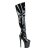 Pleaser Bottes cuissardes XTREME-3010 Noir EU-37/US-7