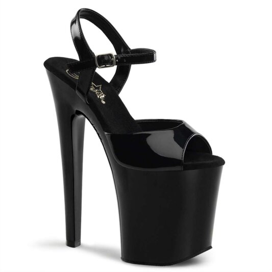 Pleaser Sandales XTREME-809 Noir EU-38/US-8