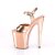 Pleaser Sandales XTREME-809TTG Or Rose Métallique Chrome Paillettes EU-35/US-5