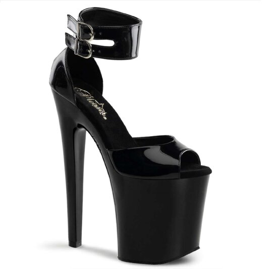 Pleaser Sandales XTREME-875 Noir EU-35/US-5