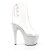 Pleaser Bottines BEJEWELED-1018DM-7 Transparent Argent Strass EU-40/US-10
