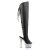 Pleaser Cuissardes BEJEWELED-3019DM-7 Faux cuir Noir Strass Argent EU-35 / US-5