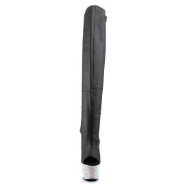 Pleaser Cuissardes BEJEWELED-3019DM-7 Faux cuir Noir...