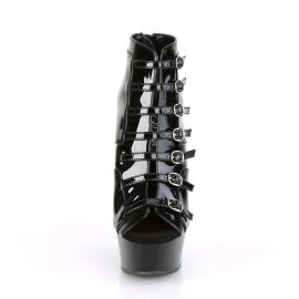 Pleaser Bottines DELIGHT-600-11 Noir EU-40/US-10