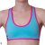 PoleFit Haut Retro Sport XS Turquoise/Rose