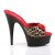 Pleaser Mules DELIGHT-601-6 Léopard Noir EU-35/US-5