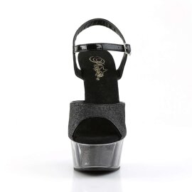 Pleaser Sandales DELIGHT-609-5G Noir Paillettes EU-35/US-5