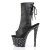 Pleaser Bottines STARDANCE-1018-7 Faux cuir Noir Strass Argent EU-35/US-5