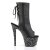 Pleaser Bottines STARDANCE-1018-7 Faux cuir Noir Strass Argent EU-35/US-5
