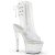 Pleaser Bottines STARDANCE-1018C-7 Transparent Argent Strass EU-39/US-9