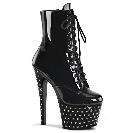 Pleaser Bottines STARDUST-1020-7 Noir EU-35/US-5