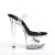 Pleaser Sandales TIPJAR-708-5 Transparent Noir EU-38/US-8