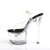 Pleaser Sandales TIPJAR-708-5 Transparent Noir EU-39/US-9