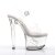 Pleaser Sandales TIPJAR-708-5 Transparent Argent EU-35/US-5