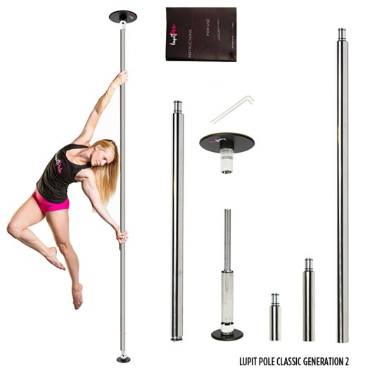 Lupit Pole Classic G2 Chrome 45 mm 2,30 m - 3,30 m