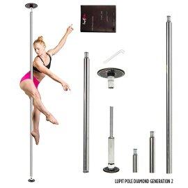 Lupit Pole Diamond G2 Chrome 42 mm 2,30 m - 2,80 m